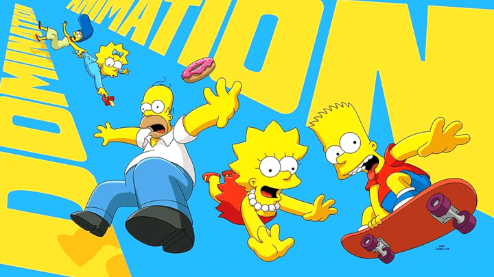 The Simpsons poster.