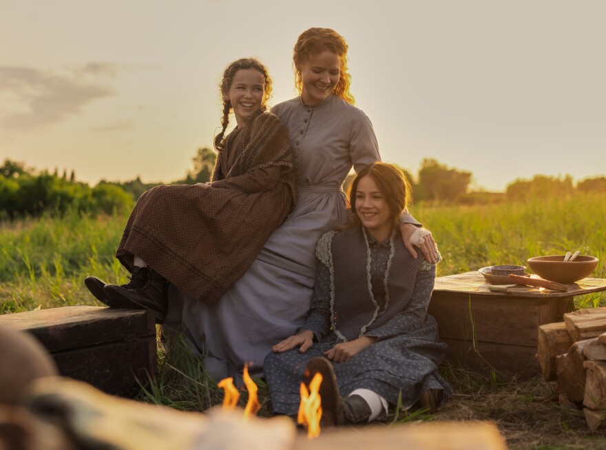 Alice Halsey, Crosby Fitzgerald and Skywalker Hughes star in Little House on the Prairie on <a href=