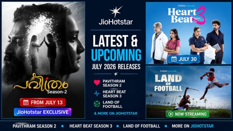 Latest and Upcoming On JioHotstar , Pavithram 2