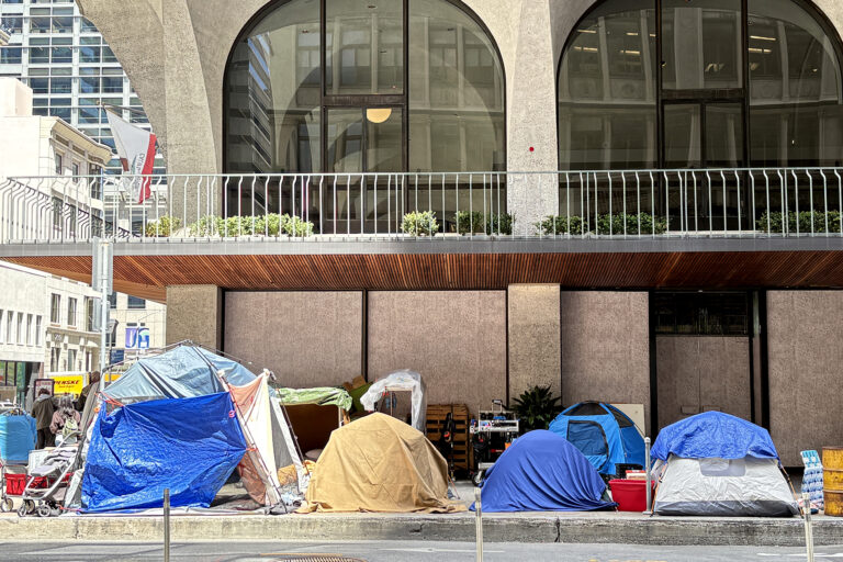 Netflix set up a fake encampment in San Francisco. Residents called 311. Netflix set up a fake encampment in San Francisco. Residents called 311.